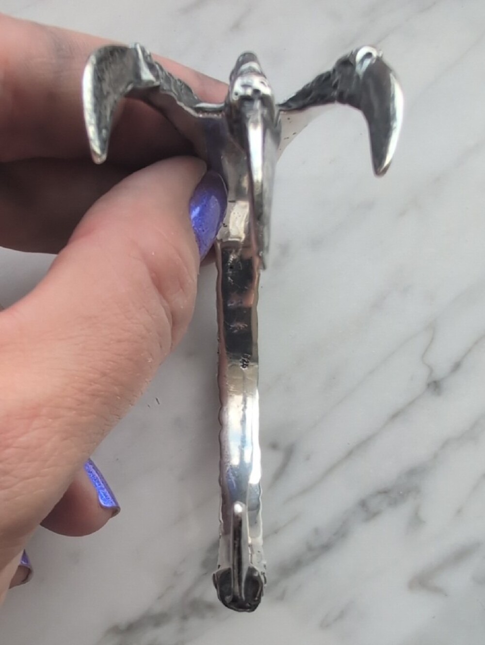 RARE Authentic Pamela Love Talon Cuff 925 Silver - Picture 7 of 9